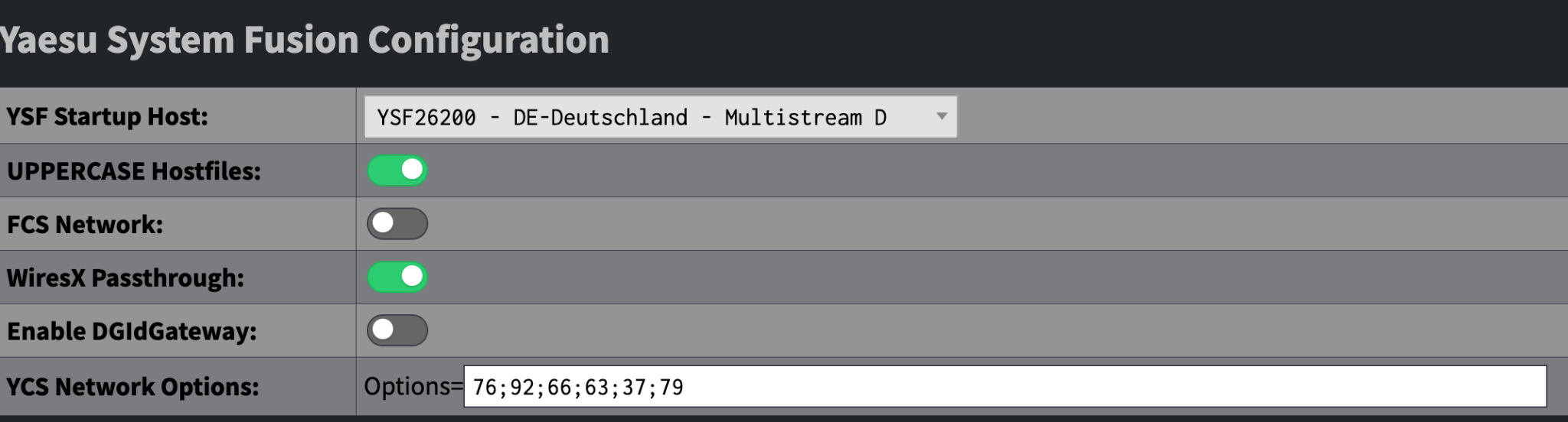 WPSD hotspot configuration